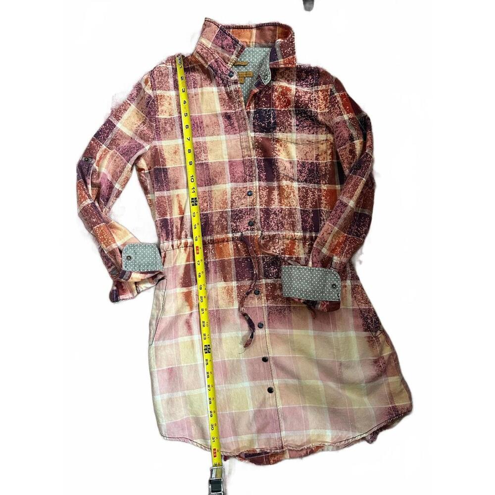 Vintage Upcycled Plaid Shirt Dress โ One of a Kind by Gatto ReLoved - Picture 13 of 14